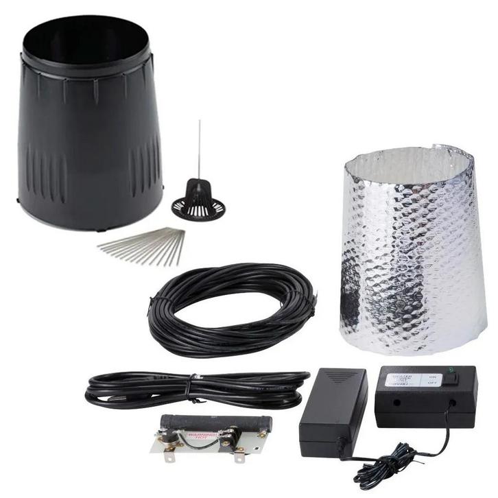 Davis 7721 verwarmingsunit compleet, Audio, Tv en Foto, Weerstations en Barometers, Zo goed als nieuw, Weerstation, Ophalen of Verzenden