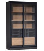 Woood James vitrine / glazenkast - lichte gebruikssporen, Ophalen, Gebruikt, 100 tot 150 cm, 200 cm of meer