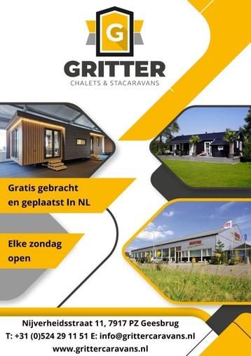 Gritter Chalets en Stacaravans al jaren een begrip in NL  beschikbaar voor biedingen