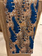 Afrikaanse Stof - 5.49m - Nieuw!, Overige materialen, Blauw, Ophalen of Verzenden, 30 tot 120 cm