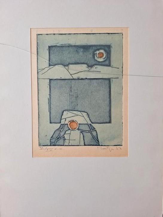 Jan Montijn - Kleurets, Antiek en Kunst, Kunst | Etsen en Gravures, Ophalen of Verzenden