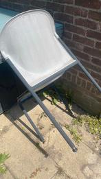 6 stapelstoelen grijs., Ophalen, Zo goed als nieuw
