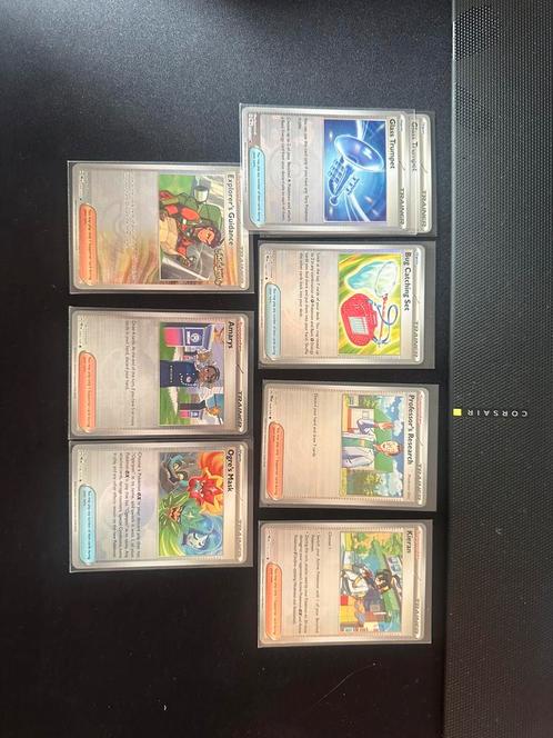 Diverse poke ball trainer pokemon kaart prismatic evolutions, Hobby en Vrije tijd, Verzamelkaartspellen | Pokémon, Nieuw, Losse kaart