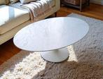 Ovale Eero Saarinen Knoll International Tulip salon tafel, Gebruikt, 100 tot 150 cm, Minder dan 50 cm, Ovaal