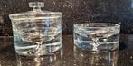 Kristal glas bonbon schaal en asbak, Antiek en Kunst, Antiek | Glas en Kristal, Ophalen of Verzenden