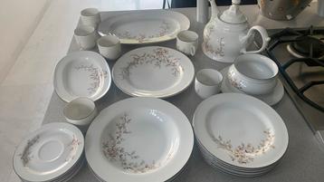 Scherzer bavaria 25 delig servies poselein beschikbaar voor biedingen