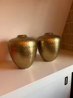 Gouden vazen set van 2 - Toulouse Goud, Huis en Inrichting, Woonaccessoires | Vazen, Overige materialen, Overige kleuren, Ophalen of Verzenden