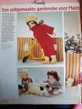 Poppengarderobe breipatroon, Hobby en Vrije tijd, Breien en Haken, Zo goed als nieuw, Breien, Patroon of Boek, Ophalen of Verzenden