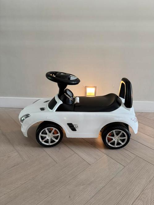 Mercedes witte loop auto, Kinderen en Baby's, Speelgoed | Buiten | Voertuigen en Loopfietsen, Gebruikt, Ophalen