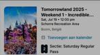 2 Tickets Tomorrowland, Tickets en Kaartjes, Evenementen en Festivals, Drie personen of meer