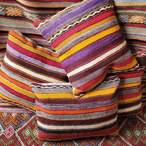 vintage kussenhoezen, Antiek en Kunst, Antiek | Kleden en Textiel, Ophalen of Verzenden