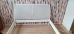 Wit bedframe 160*200, Ophalen, Gebruikt, Wit, Tweepersoons