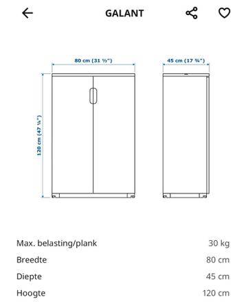 Ikea Galant kast - afbeelding 3