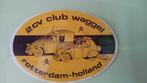 Sticker 2CV club Waggel, Ophalen of Verzenden, Zo goed als nieuw, Overige typen