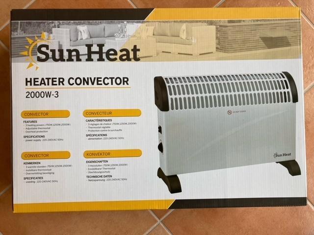 Elektrische convectorkachel te koop, Doe-het-zelf en Verbouw, Verwarming en Radiatoren, Nieuw, Kachel, 30 tot 80 cm, Minder dan 60 cm