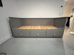 Hemnes bedbank grijs (Ikea), Huis en Inrichting, Slaapkamer | Bedden, Ophalen, Gebruikt, Eenpersoons, 80 cm