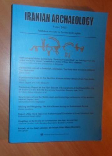 Iranian archaeology vol.4 2013 beschikbaar voor biedingen