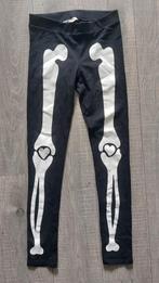 H&M Halloween Glow in the Dark skeleton legging 152, Kinderen en Baby's, Broek, Jongen of Meisje, H&M, Ophalen of Verzenden