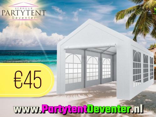 Feestje! Party tent tehuur 6x3 + evt statafels/ heaters etc., Hobby en Vrije tijd, Feestartikelen | Verhuur, Nieuw, Ophalen