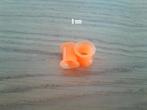 Nieuwe tunnels, pluggen. Silicone. Oranje. 5, 8 Mm., Ophalen of Verzenden, Zo goed als nieuw