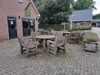 Teakhouten tuinmeubelen, Tuin en Terras, Tuinsets en Loungesets, Gebruikt, Meer dan 8 zitplaatsen, Teakhout, Ophalen of Verzenden