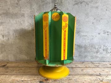 curiosa | vintage draaiend metalen winkeldisplay Frankrijk beschikbaar voor biedingen