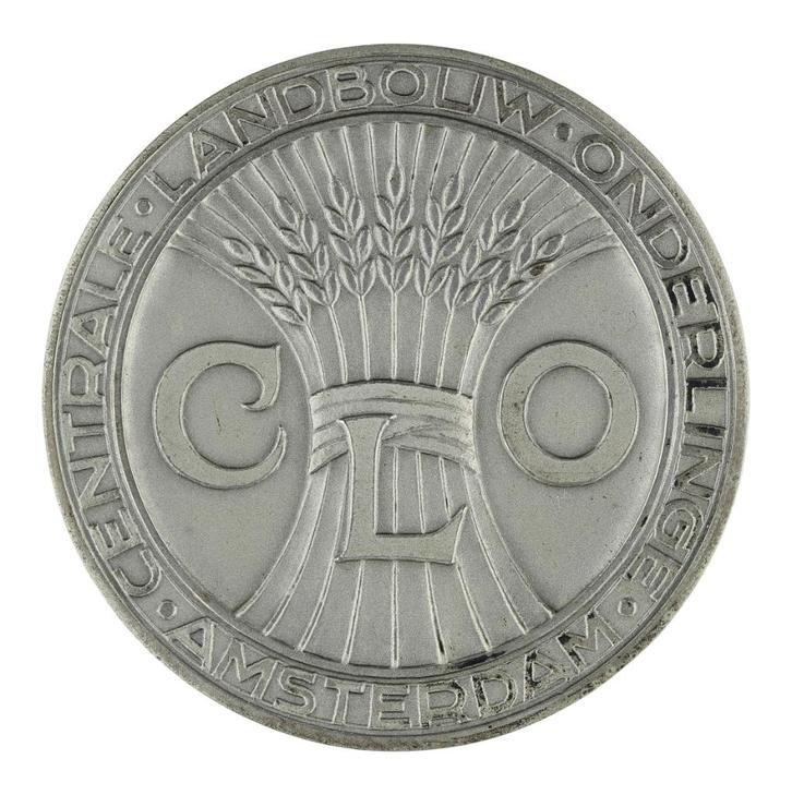 PENNING Begeer : Centrale Landbouw Onderneming Amsterdam º, Postzegels en Munten, Penningen en Medailles, Zilver, Nederland, Verzenden