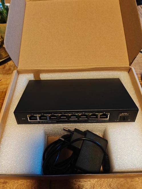 2 x Horaco 8x 2.5GB rj45 + 1x sfp 10gb smart managed switch, Computers en Software, Netwerk switches, Nieuw, Ophalen of Verzenden