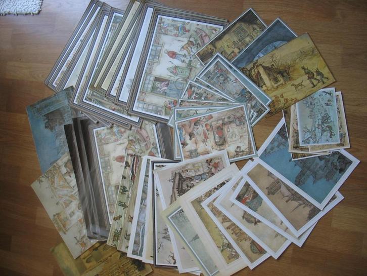 Lot Anton Pieck Héél  Véél Verschillend afmetingen Vintage, Antiek en Kunst, Kunst | Overige Kunst, Ophalen of Verzenden