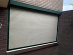 Rolluik handbediend crème / groen, Doe-het-zelf en Verbouw, Rolluiken, Ophalen, Gebruikt, 100 tot 150 cm, Crème of Beige