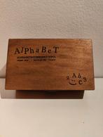 Houten Stempelset - Alfabet, Cijfers & Symbolen, Hobby en Vrije tijd, Stempelen, Ophalen of Verzenden, Zo goed als nieuw, Houten stempel