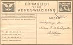 Adreswijziging 1942 -gelopen, Postzegels en Munten, Verzenden, Briefkaart