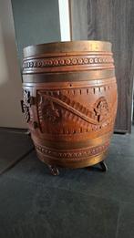 vintage eikenhouten bar met dubbele deur, Ophalen, Gebruikt