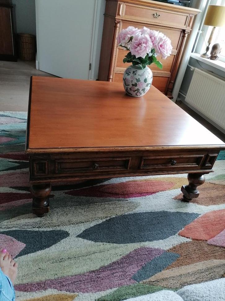Prachtige stijlvolle vierkante salontafel, Huis en Inrichting, Tafels | Salontafels, Zo goed als nieuw, Minder dan 50 cm, 50 tot 100 cm