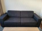 Antraciet stoffen 3-zits bank, Huis en Inrichting, Banken | Bankstellen, Ophalen, Gebruikt, Driepersoons, 75 tot 100 cm