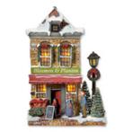 Kerst Bloemen winkeltje, typisch hollands, Ophalen of Verzenden