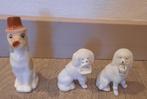 3 Vintage honden beeldjes, Verzamelen, Beelden en Beeldjes, Ophalen of Verzenden, Dier