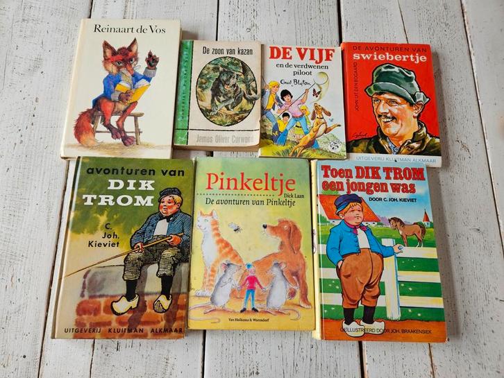 Oude kinderboeken collectie Dik Trom, Pinkeltje, etc., Boeken, Overige Boeken, Gelezen, Ophalen of Verzenden