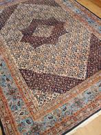 Vintage handgeknoopt perzisch tapijt moud 284x212, Huis en Inrichting, 200 cm of meer, 200 cm of meer, Gebruikt, Rechthoekig