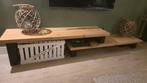 Tv meubel van Eikenhout van Table du sud, Ophalen, Eikenhout, Zo goed als nieuw, 200 cm of meer