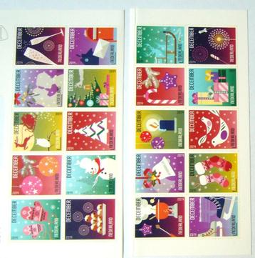 frankeergeldig 10x Decemberzegel Blok vel postzegel beschikbaar voor biedingen