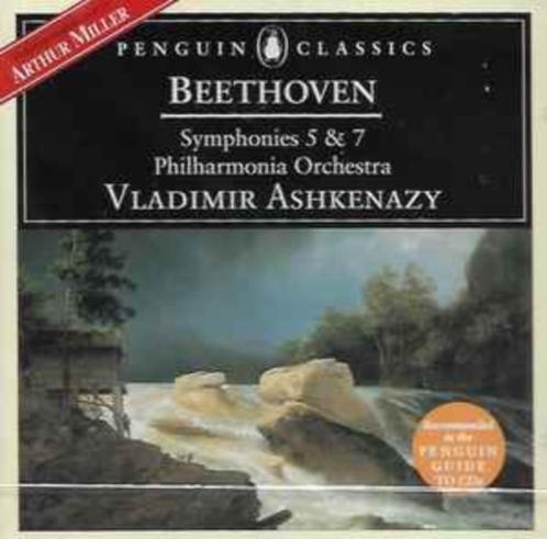 BEETHOVEN Symphonies 5 & 7 CD ASHKENAZY DECCA PENGUIN ZGAN, Cd's en Dvd's, Cd's | Klassiek, Zo goed als nieuw, Orkest of Ballet