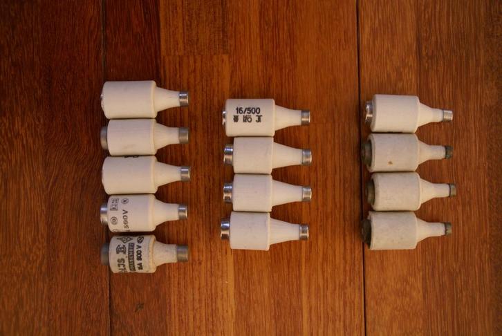 Zekeringen – Smeltveiligheden – Stoppen, Doe-het-zelf en Verbouw, Elektra en Kabels, Nieuw, Overige typen, Ophalen