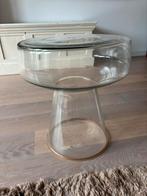 HKliving bijzettafel glas, Ophalen, Zo goed als nieuw