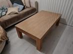 Glazen salontafel te koop, Huis en Inrichting, Tafels | Salontafels, Ophalen, Gebruikt, 100 tot 150 cm, 50 tot 100 cm