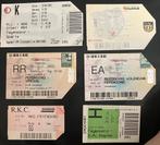 6 oude voetbal tickets Feyenoord, Losse kaart