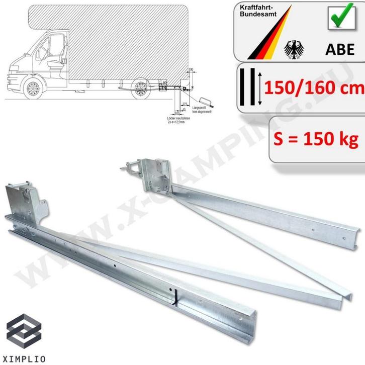 Basis camper chassisverlenging voor Iveco Master Sprinter, Auto-onderdelen, Trekhaken, Nieuw, Verzenden