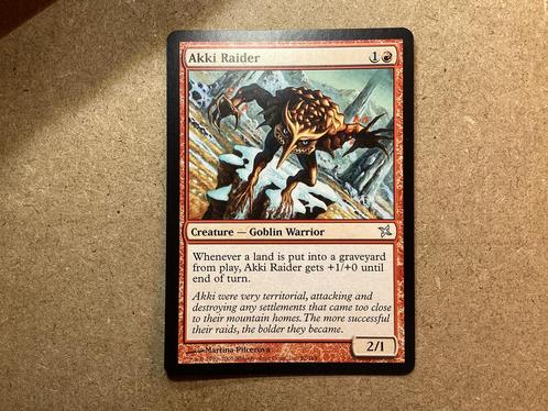 1x Akki Raider [092/165] (Near Mint), Hobby en Vrije tijd, Verzamelkaartspellen | Magic the Gathering, Zo goed als nieuw, Losse kaart