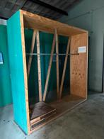 Houten Kapstok met Metalen Details, Ophalen, Gebruikt, Staande kapstok, 150 tot 200 cm