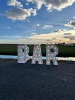 BAR LICHTLETTERS TE KOOP NIEUW!!, Ophalen of Verzenden, Zo goed als nieuw